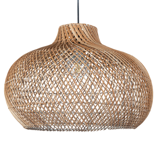 Colgante ratan luang marron 60x43cm